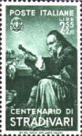Stamp commemorating Stradivari
